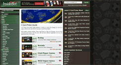 Desktop Screenshot of 3cardpoker.insidebet.com
