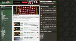 Desktop Screenshot of keno.insidebet.com