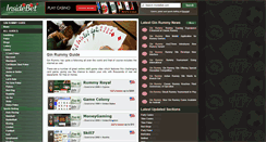 Desktop Screenshot of ginrummy.insidebet.com
