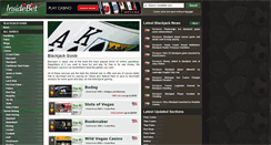 Desktop Screenshot of blackjack.insidebet.com